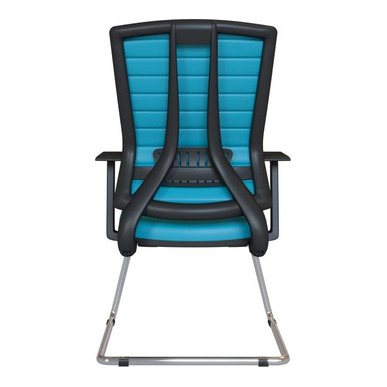 slant döşemeli alüminyum sabit kol u ayak misafir koltuğu - küçük detay görsel 3