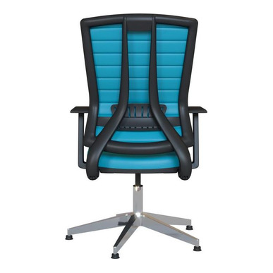 slant döşemeli alüminyum sabit kol yıldız ayak misafir koltuğu - küçük detay görsel 3