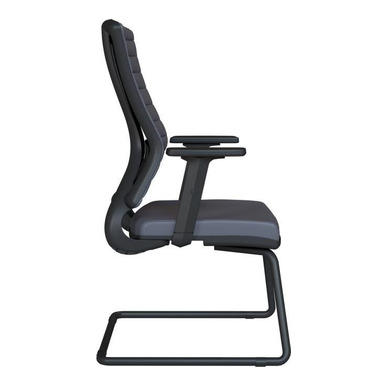 slant döşemeli boyalı ayak ayarlı kol u ayak misafir koltuğu - küçük detay görsel 2