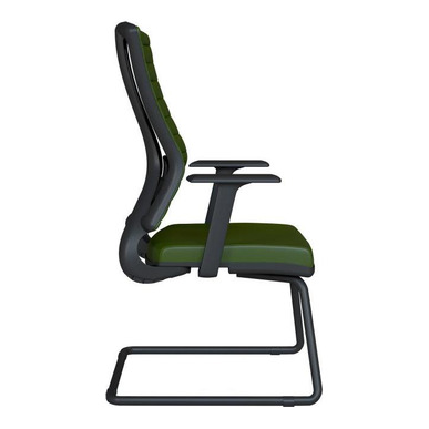 slant döşemeli boyalı sabit kol u ayak misafir koltuğu - küçük detay görsel 2