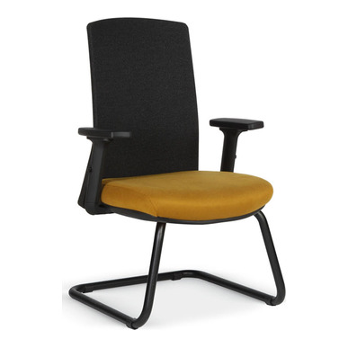 tafor ayarlanabilir kol metal u ayak misafir koltuğu