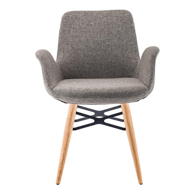 tavel ahşap torna ayaklı modern misafir koltuğu