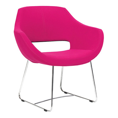 Valmira Krom Tel Ayaklı Misafir Koltuğu - Misafir Koltukları