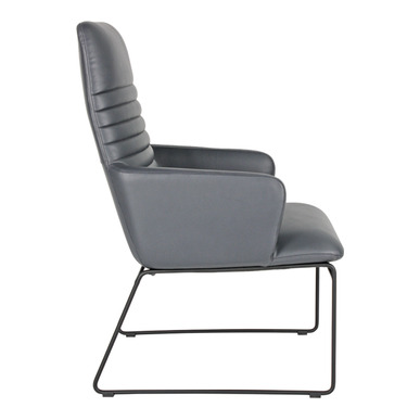 ventil boyalı tel ayak çizgili misafir koltuğu - küçük detay görsel 3