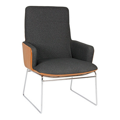 ventil krom tel ayak misafir koltuğu