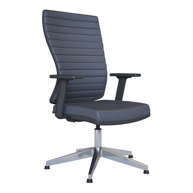 vezada döşemeli alüminyum pingo ayak misafir koltuğu