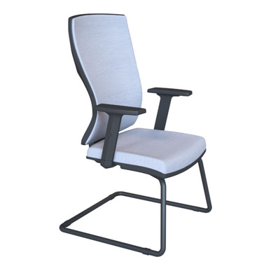 vezada metal boyalı u ayak misafir koltuğu - küçük detay görsel 2