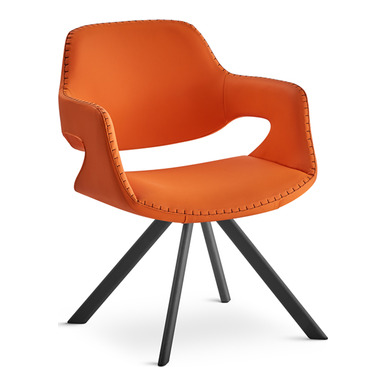 wick dekoratif derili sabit ayak misafir koltuğu