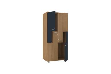 Wardrobe Dörtlü Z Kapak Elbise Dolabı - Modüler Dosya Dolapları