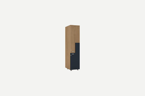 Wardrobe İkili Z Kapak Elbise Dolabı