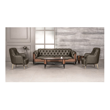 admin kapitoneli kanepe takımı