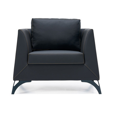 amadora deri döşemeli yastıklı tekli kanepe