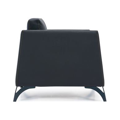 amadora deri döşemeli yastıklı tekli kanepe - küçük detay görsel 3