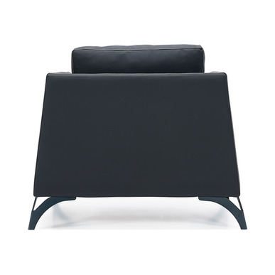 amadora deri döşemeli yastıklı tekli kanepe - küçük detay görsel 4