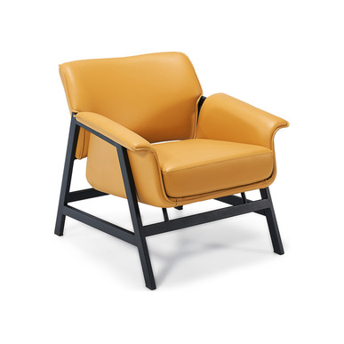 apros deri döşemeli tasarım boyalı ayak tekli kanepe - küçük detay görsel 2