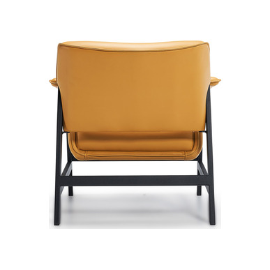 apros deri döşemeli tasarım boyalı ayak tekli kanepe - küçük detay görsel 4