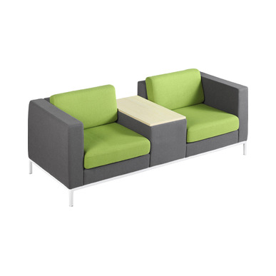 barisa krom ayaklı ikili kanepe