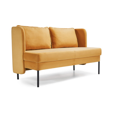 beltane kumaş döşemeli metal boru ayak ikili kanepe