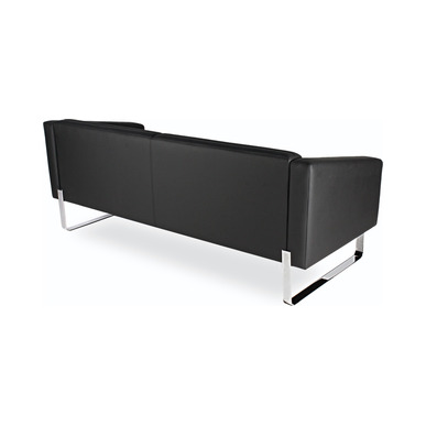 besson krom ayaklı deri döşemeli ikili kanepe - küçük detay görsel 3