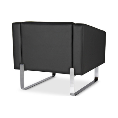 besson krom ayaklı deri döşemeli tekli kanepe - küçük detay görsel 2