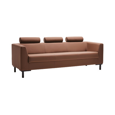 Bolare Metal Ayaklı Modern Üçlü Ofis Kanepesi - Ofis Kanepeleri