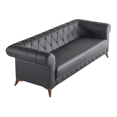 borellia deri döşemeli üçlü kanepe - küçük detay görsel 2