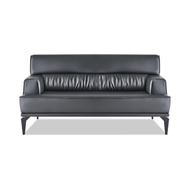 burgen deri kol döşemeli ikili kanepe - küçük detay görsel 2