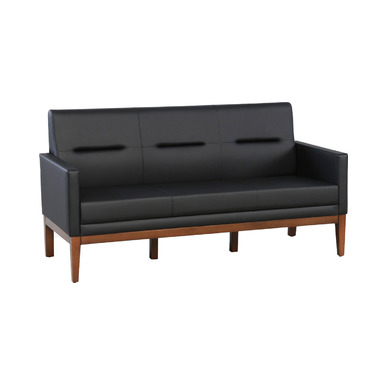 calmo deri döşemeli üçlü kanepe