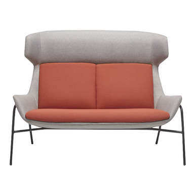 cavity boyalı metal ayak ikili berjer