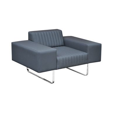 celvador krom ayaklı tekli kanepe