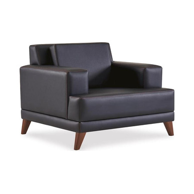 chelsa ahşap ayaklı tekli ofis kanepesi