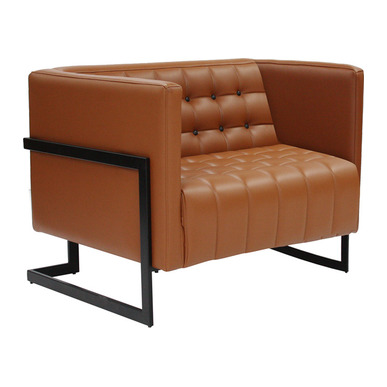 chest metal ayaklı tekli kanepe