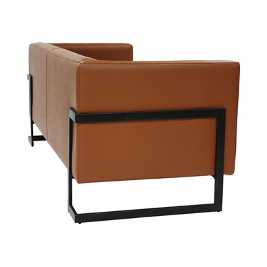 chest metal ayaklı üçlü ofis kanepesi - küçük detay görsel 2