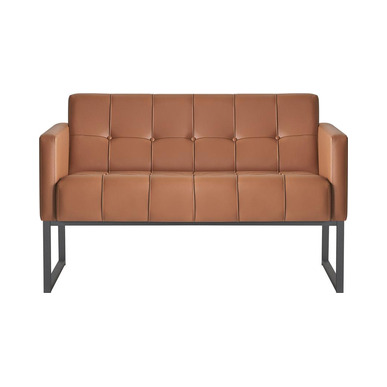 cortege siyah metal ayaklı ikili kanepe