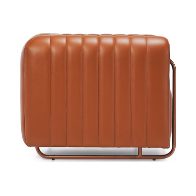 depth deri döşemeli metal tasarım tekli kanepe - küçük detay görsel 3