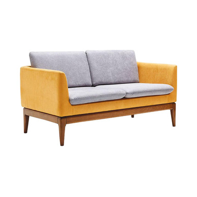 Faino Ahşap Ayaklı Ikili Kanepe - Ofis Kanepeleri