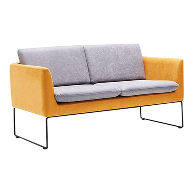 faino metal ayaklı ikili kanepe