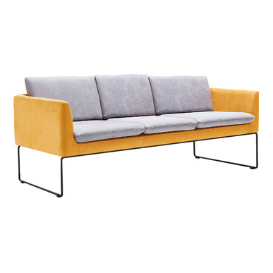 faino metal ayaklı üçlü kanepe