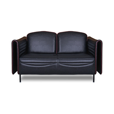 flige kol detaylı ikili ofis kanepesi