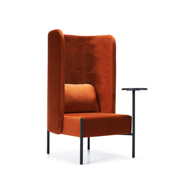 flosit yüksek sırtlı yastıklı berjer - küçük detay görsel 2