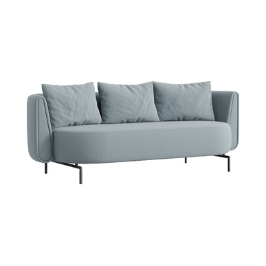 Foreno Metal Ayaklı Ikili Kanepe - küçük detay görsel 2 - Ofis Kanepeleri