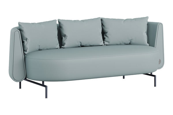 foreno metal ayaklı üçlü kanepe