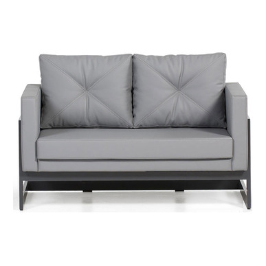 fura metal profil ayaklı ikili kanepe