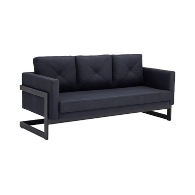 fura metal profil ayaklı üçlü kanepe