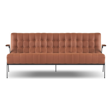 gamber metal kol üçlü kanepe