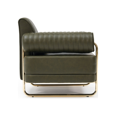 gany gold ayaklı tekli kanepe - küçük detay görsel 3