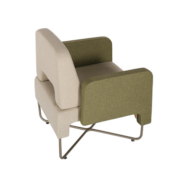 garia tel ayaklı dekoratif  tekli kanepe - küçük detay görsel 2