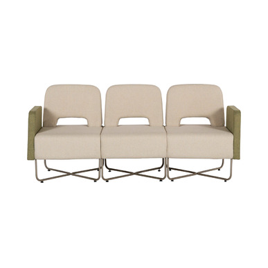 garia tel ayaklı dekoratif üçlü kanepe - küçük detay görsel 2