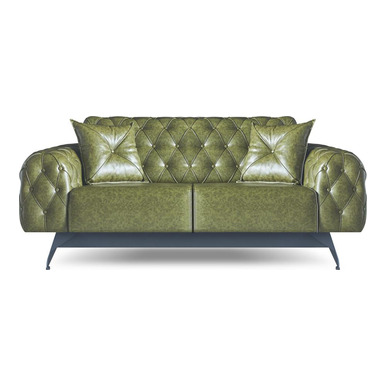 golen modern metal ayaklı ikili kanepe