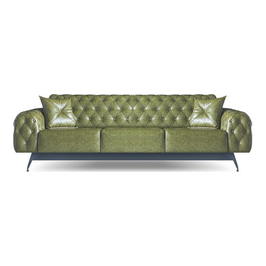 golen modern metal ayaklı üçlü kanepe